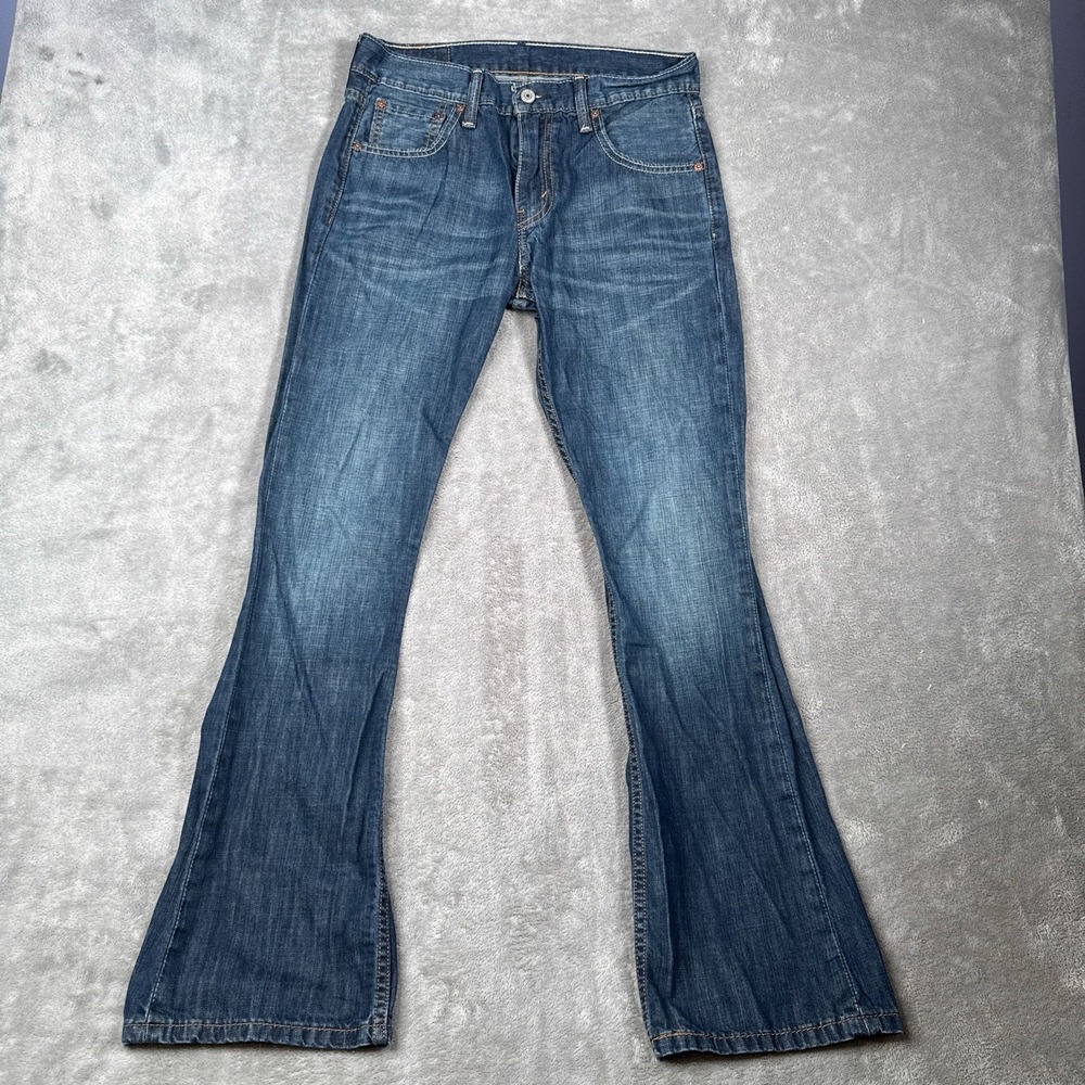 Levis 527 Jeans Mens 30x30 Blue Slim Bootcut Western Denim Pants